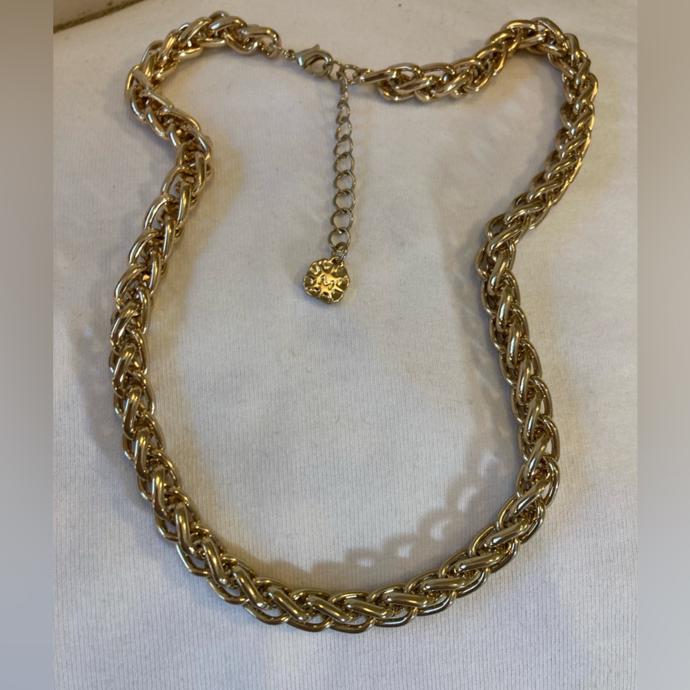 Monet Chunky Rope Chain Statement Necklace